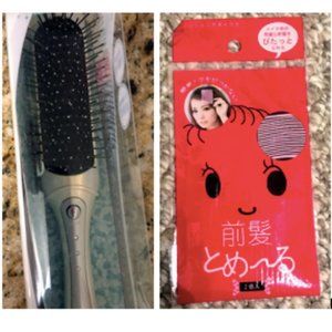 Brand New High-Tech Hair Set: Electronic Detangling Hairbrush & Hair Velcro